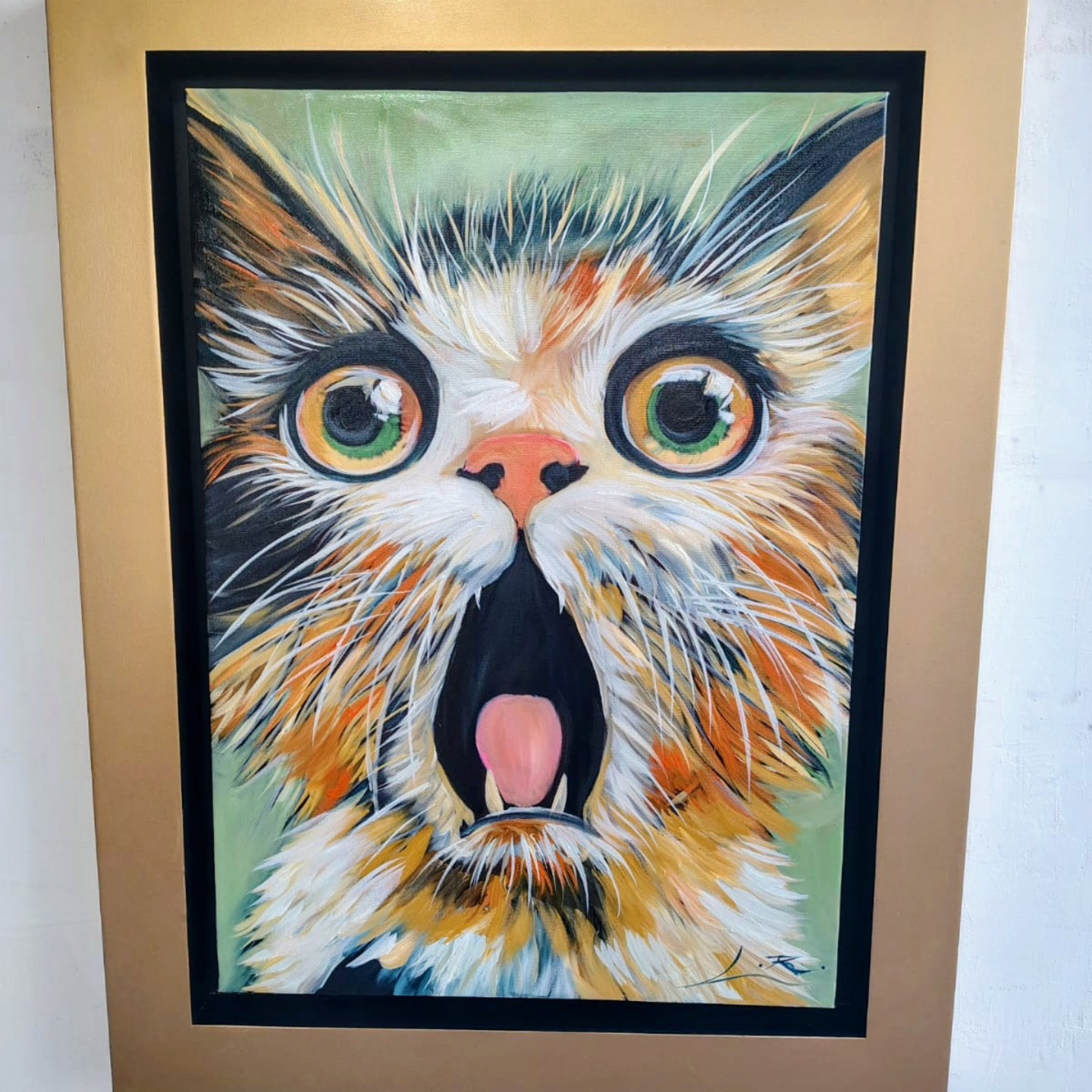 pintura de paisaje para oficina de Gobierno