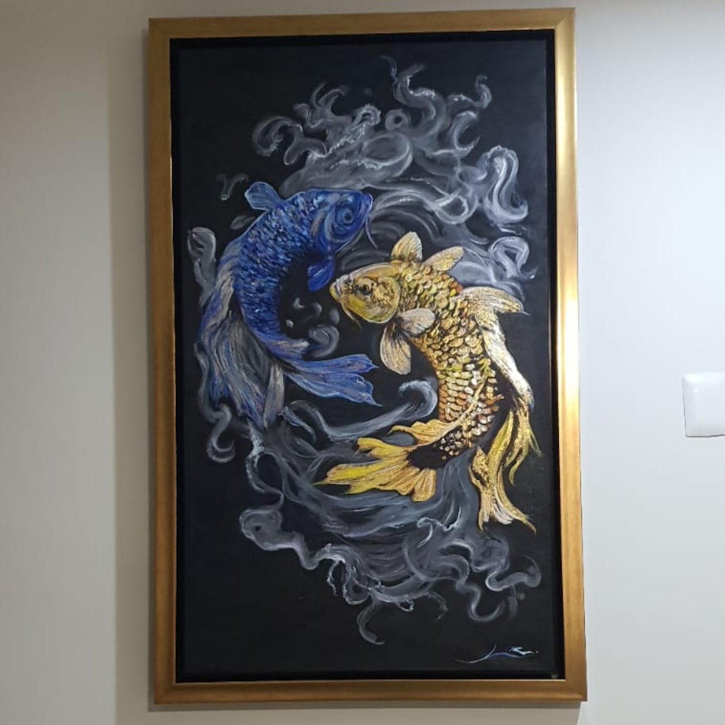 pintura realista del artista Talavera de la ciudad de Guadalajara México